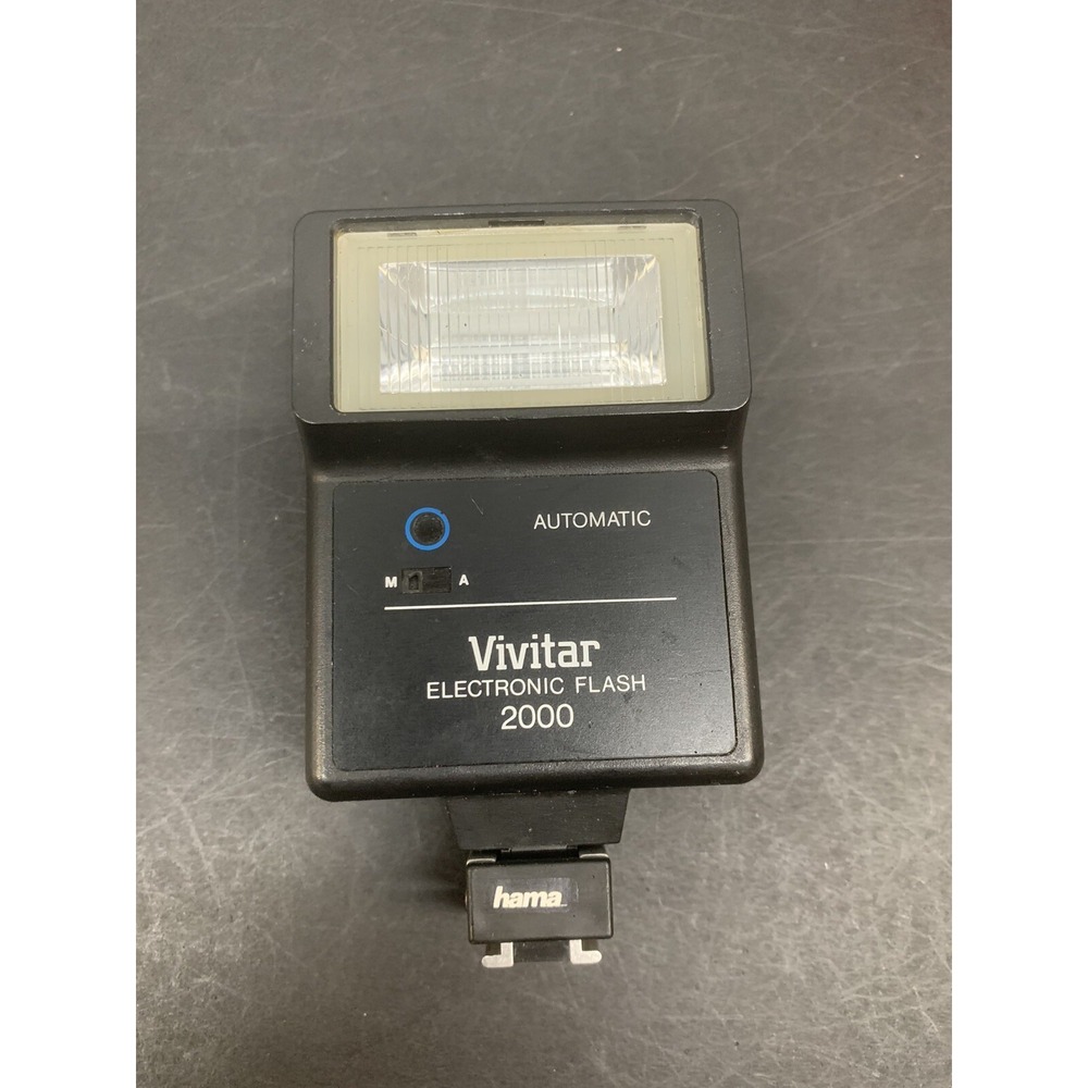 Vivitar Electronic Flash 2000 Shoe Mount Automatic Korea UNTESTED